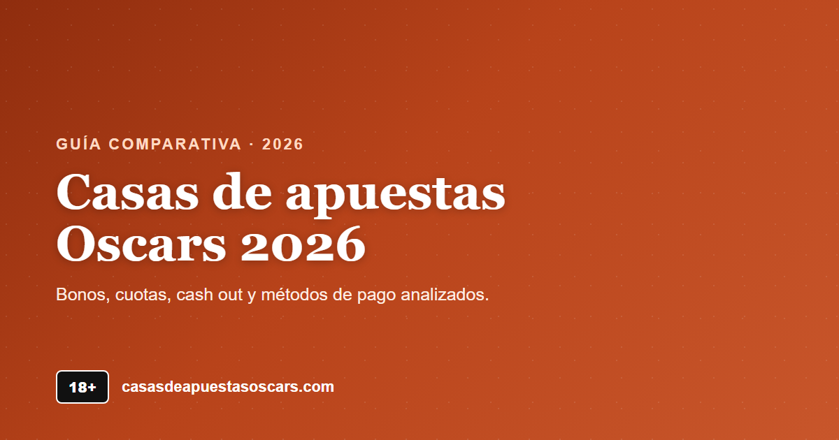 Casas de apuestas Oscars